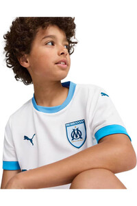 Puma camiseta de fútbol oficiales niño OM Home Jersey Repli vista trasera