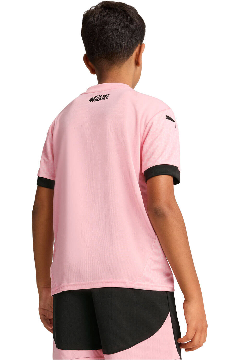 Puma camiseta de fútbol oficiales niño Palermo Home Jersey vista trasera