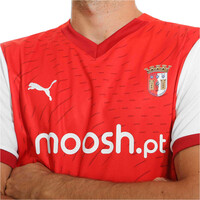 Puma camiseta de fútbol oficiales SC Braga Home Jersey vista detalle