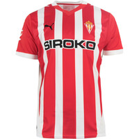 Puma camiseta de fútbol oficiales SPORTING GIJON 25 Home Jersey vista frontal