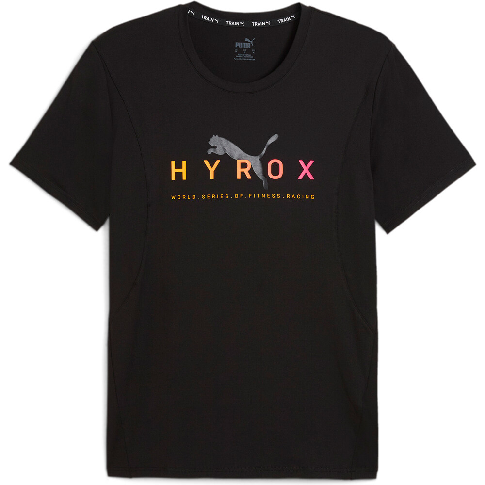 Puma camiseta fitness hombre HYROX x PUMA Always On Cloudspun Tee vista frontal