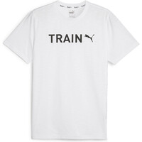 Puma camiseta fitness hombre MEN'S GRAPHIC TEE TRAIN PUMA vista frontal