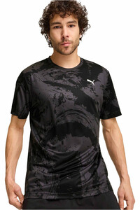 Puma camiseta fitness hombre Train All Day AOP Te vista frontal