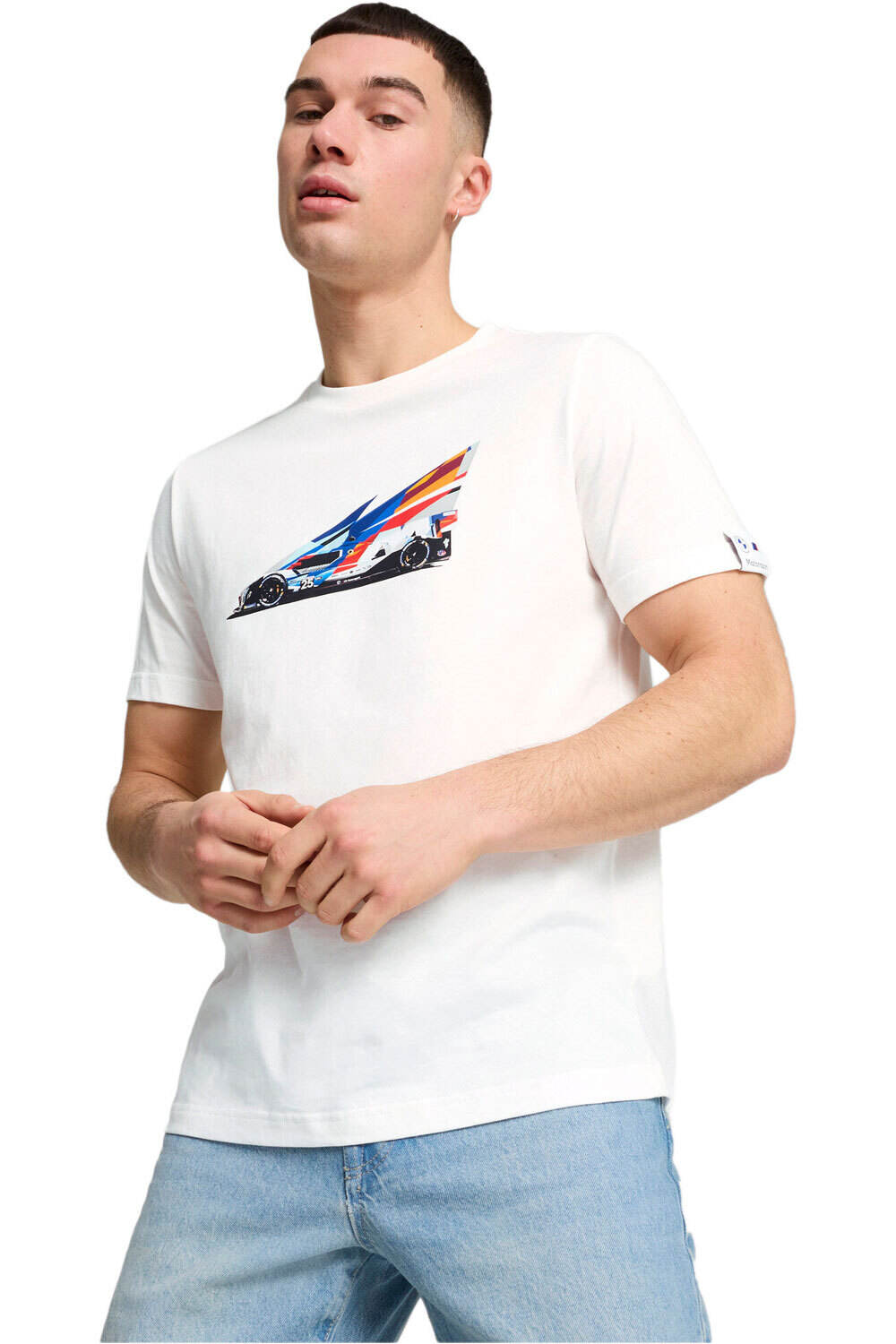 Puma camiseta manga corta hombre BMW MMS CAR GRAPHIC vista frontal