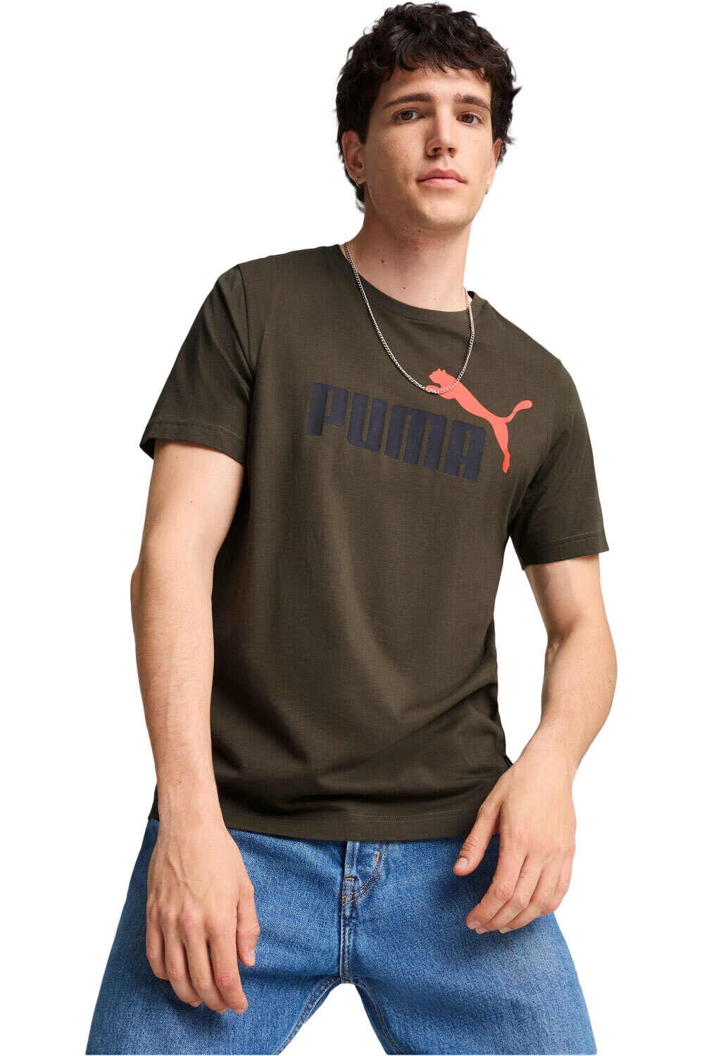 Puma camiseta manga corta hombre ESS+ 2 Col Logo Tee vista frontal