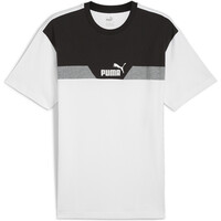 Puma camiseta manga corta hombre PUMA POWER Colorbloc vista frontal