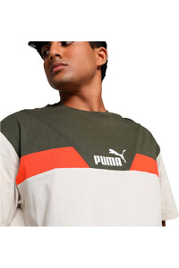 Puma camiseta manga corta hombre PUMA POWER Colorblock Tee vista detalle