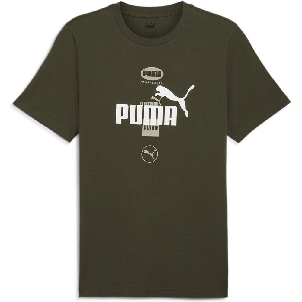 Puma camiseta manga corta hombre PUMA POWER Graphic T vista frontal