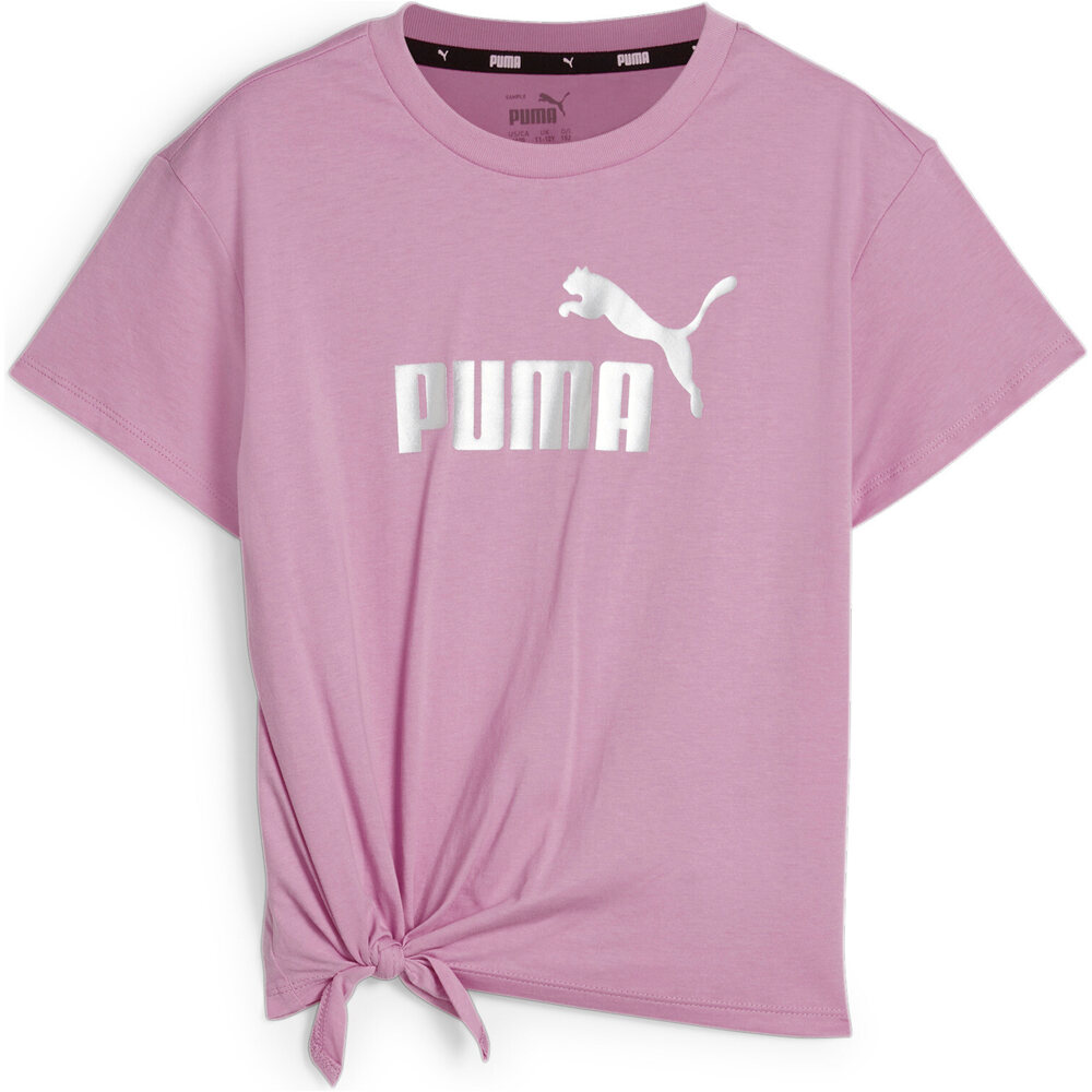 Puma camiseta manga corta niña ESS+ Logo Knotted Te vista detalle