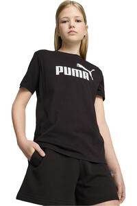 Puma camiseta manga corta niña ESS No. 1 Logo Tee G vista frontal