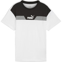 Puma camiseta manga corta niño PUMA POWER Colorbloc vista frontal