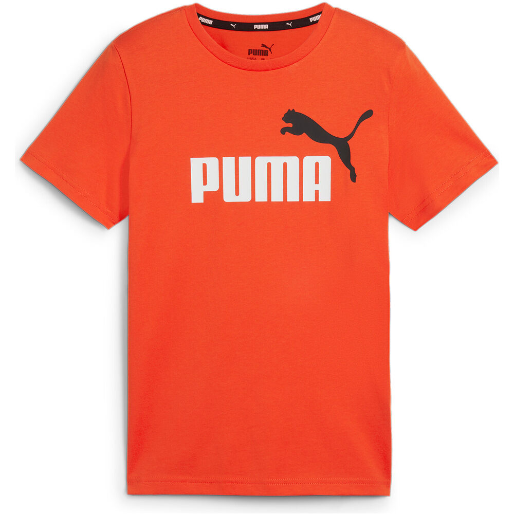 Puma camiseta manga corta niño X_ESS+ 2 Col Logo Tee vista frontal