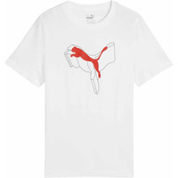 Puma camiseta manga corta niño X_ESS+ LOGO LAB Graphi vista frontal