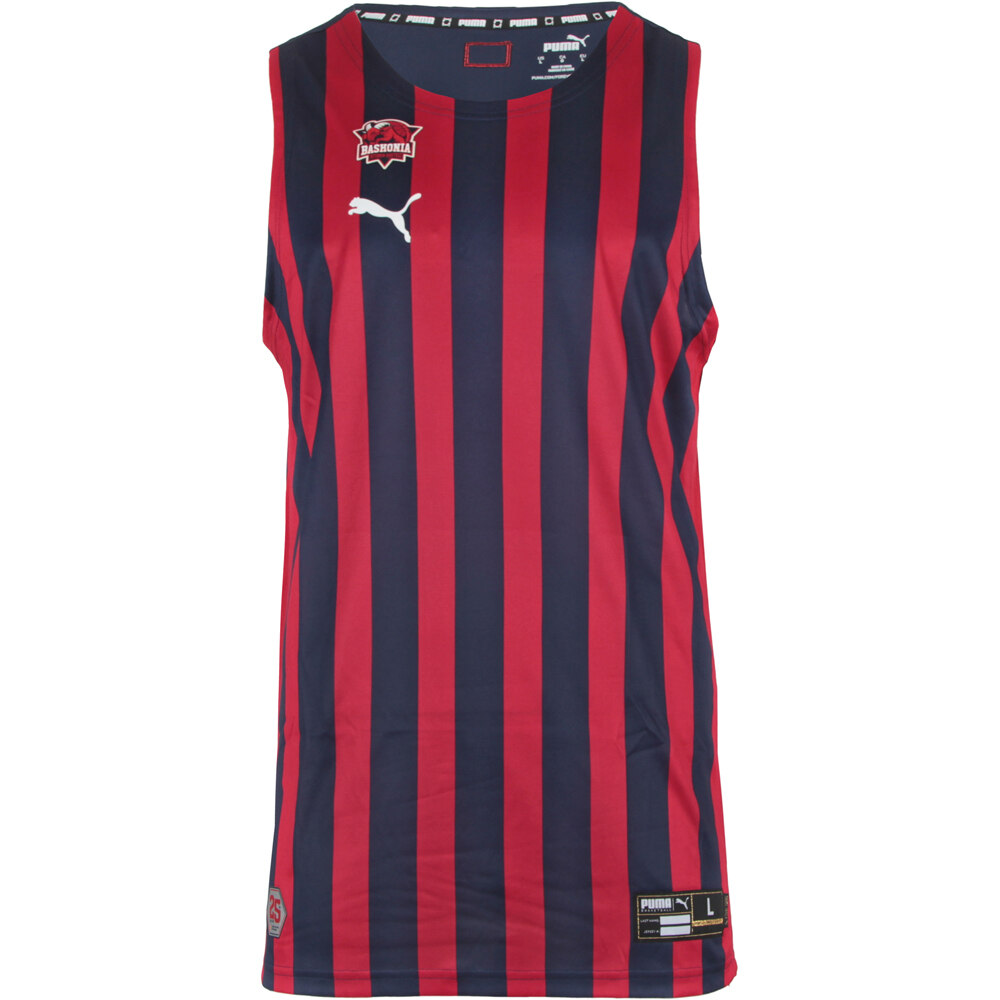 Puma camiseta oficial baloncesto BASKONIA GAME JERSEY vista frontal