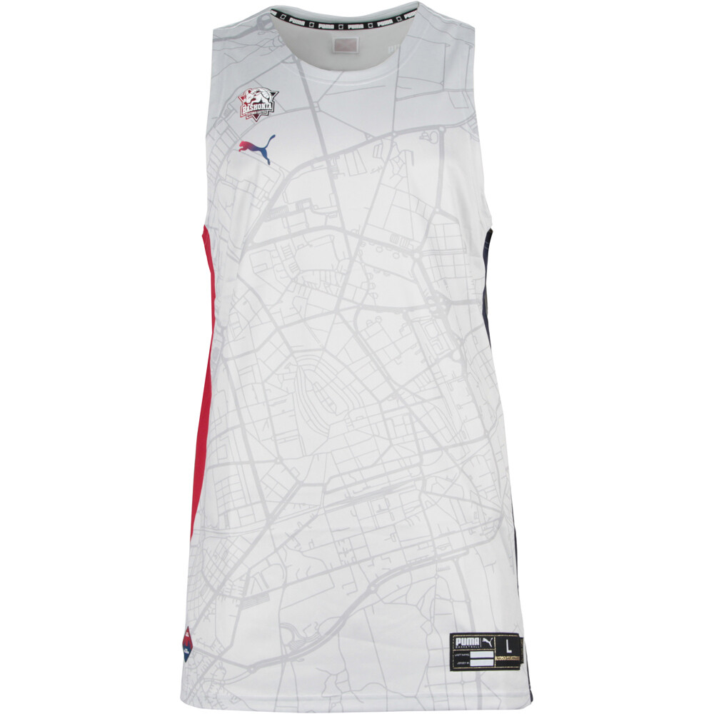 Puma camiseta oficial baloncesto BASKONIA GAME JERSEY vista frontal