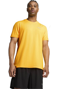 Puma camiseta técnica manga corta hombre RUN CLOUDSPUN SS TEE vista frontal