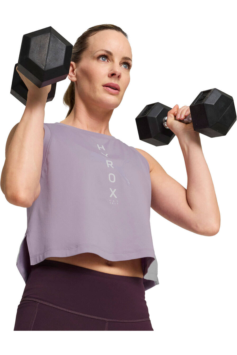 Puma camiseta tirantes fitness mujer HYROX x PUMA Cloudspun Sleeveless Tank vista frontal