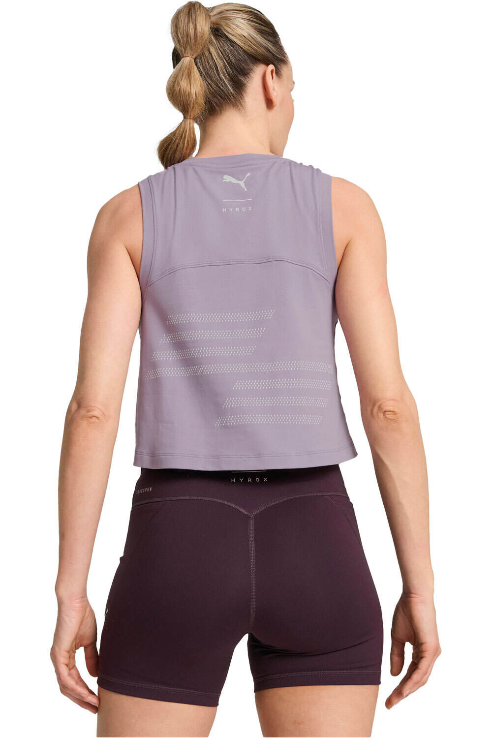 Puma camiseta tirantes fitness mujer HYROX x PUMA Cloudspun Sleeveless Tank vista trasera