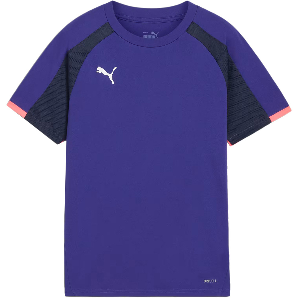 Puma camisetas entrenamiento futbol manga corta niño INDIVIDUALLIGA JERSEY JR MO vista frontal