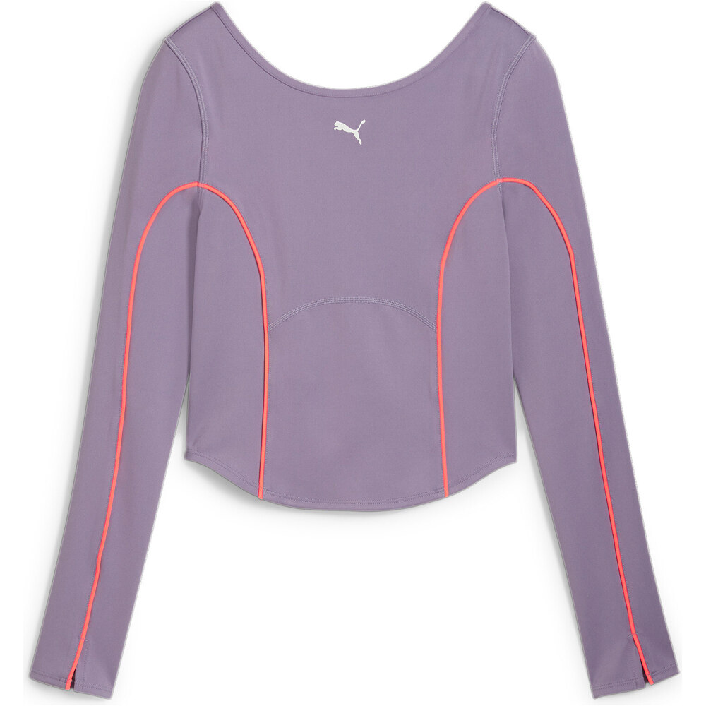 Puma camisetas fitness mujer CLOUDSPUN LS - SHIRT vista frontal