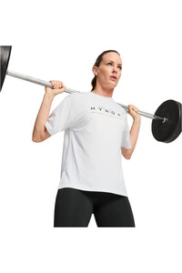 Puma camisetas fitness mujer HYROX x PUMA Cloudspun tee vista frontal