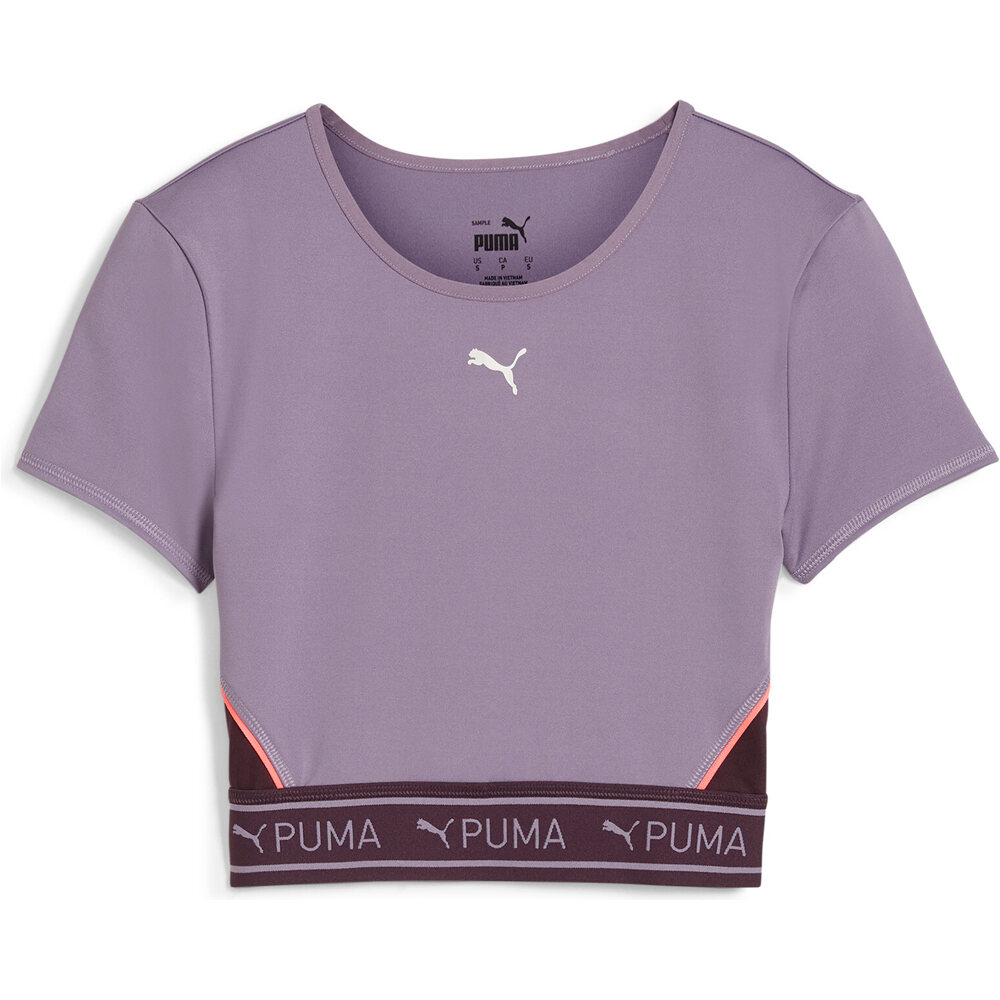 Puma camisetas fitness mujer PUMA STRONG BABY TEE - SHORT vista detalle