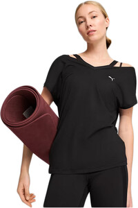 Puma camisetas yoga STUDIO FASHION TEE vista frontal