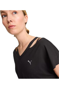 Puma camisetas yoga STUDIO FASHION TEE vista trasera