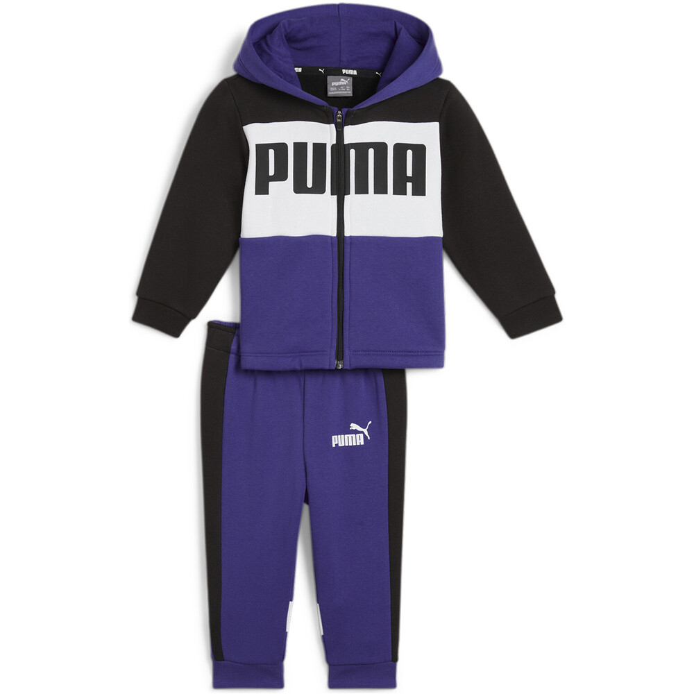 Puma chándal bebé MINICATS Colorblock vista frontal