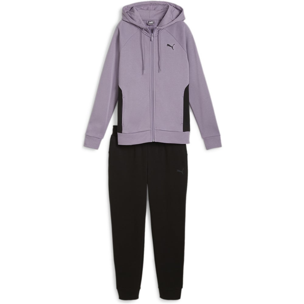 Puma chándal mujer Classic Hooded Track vista frontal