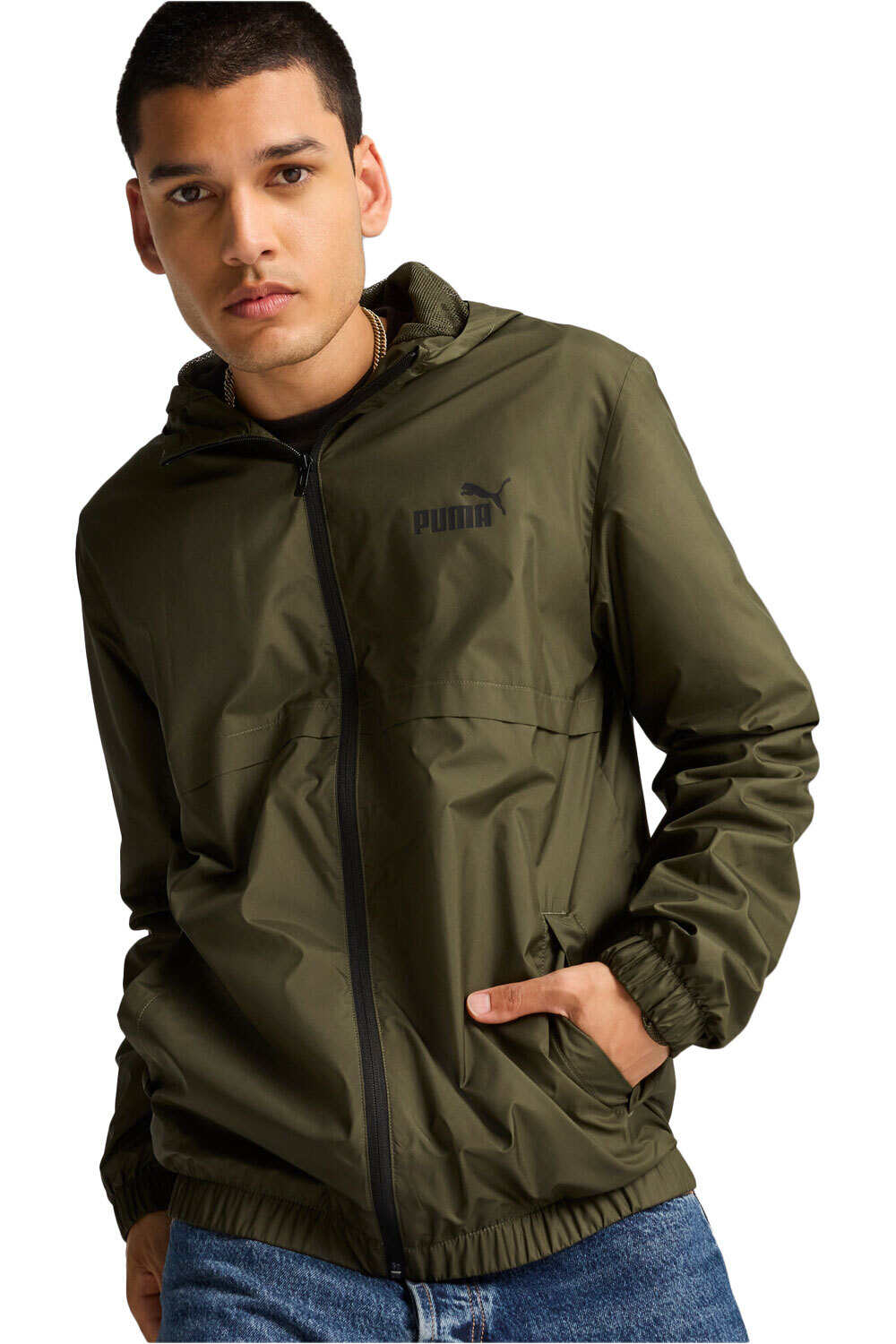 Puma chaquetas hombre ESS Solid Windbreake vista frontal