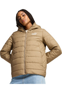 Puma chaquetas mujer ESS Hooded Padded Ja vista frontal