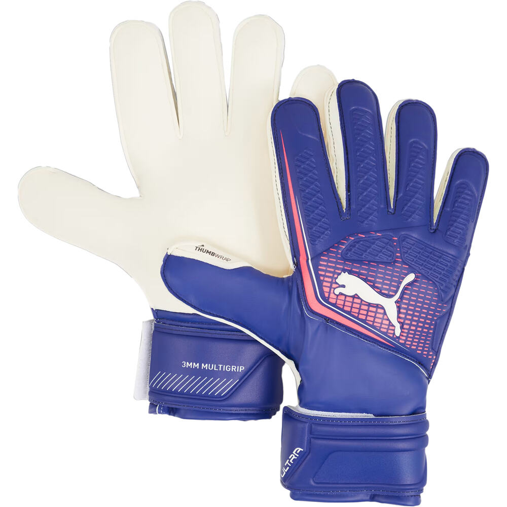 Puma guantes portero ULTRA MATCH AZRO vista frontal