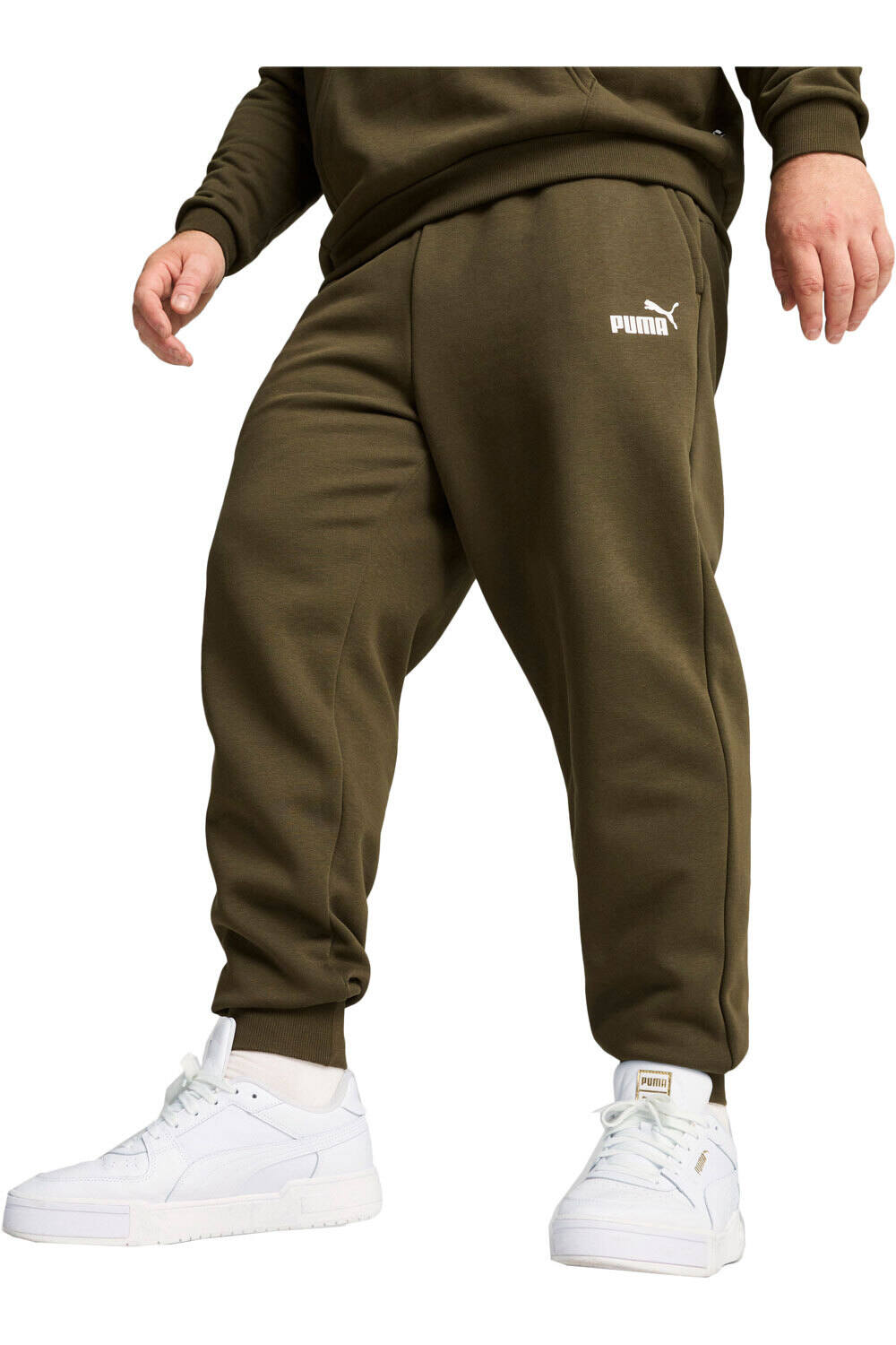 Puma pantalón hombre ESS Logo Pants FL cl vista frontal