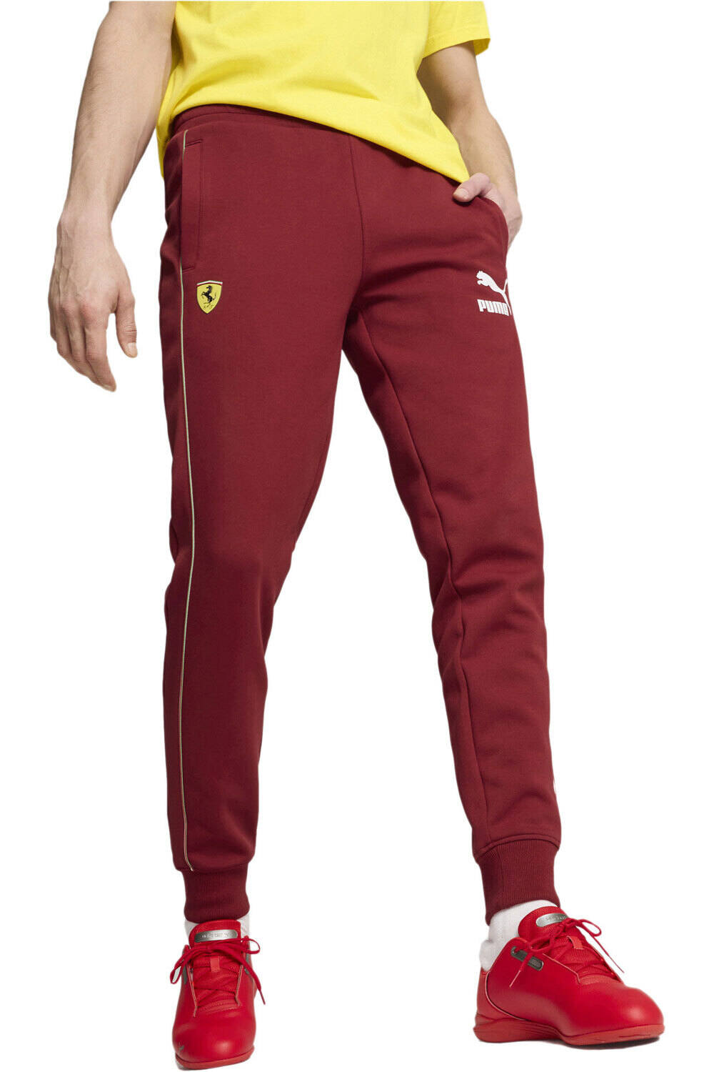 Puma pantalón hombre Ferrari Race Iconic vista frontal