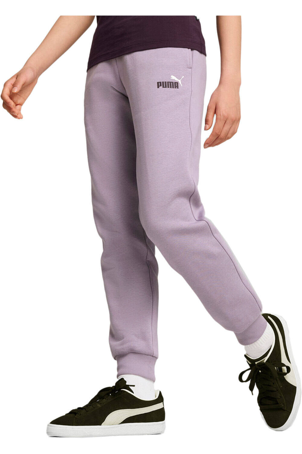 Puma pantalón niña ESS+ Logo Sweatpants FL G vista frontal