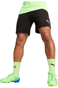 Puma pantalones cortos futbol INDIVIDUALLIGA TRAINING SHORT NE vista frontal