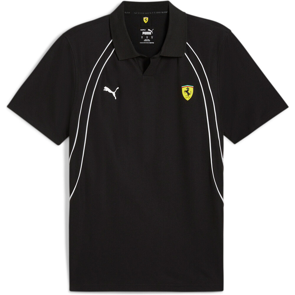 Puma polo manga corta hombre Ferrari Race Polo vista detalle