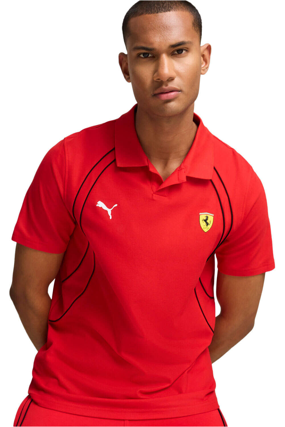 Puma polo manga corta hombre Ferrari Race Polo vista frontal