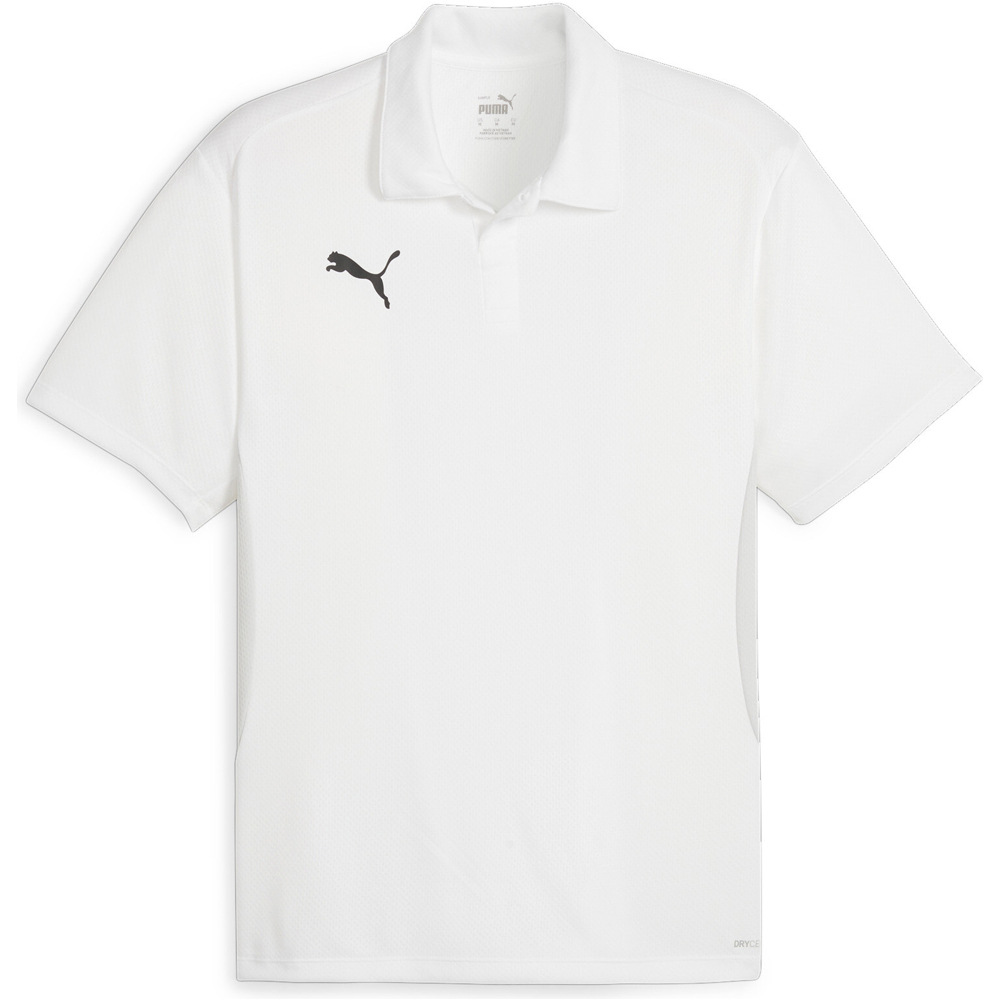 Puma polo tenis manga corta hombre Individual Padel Polo vista frontal