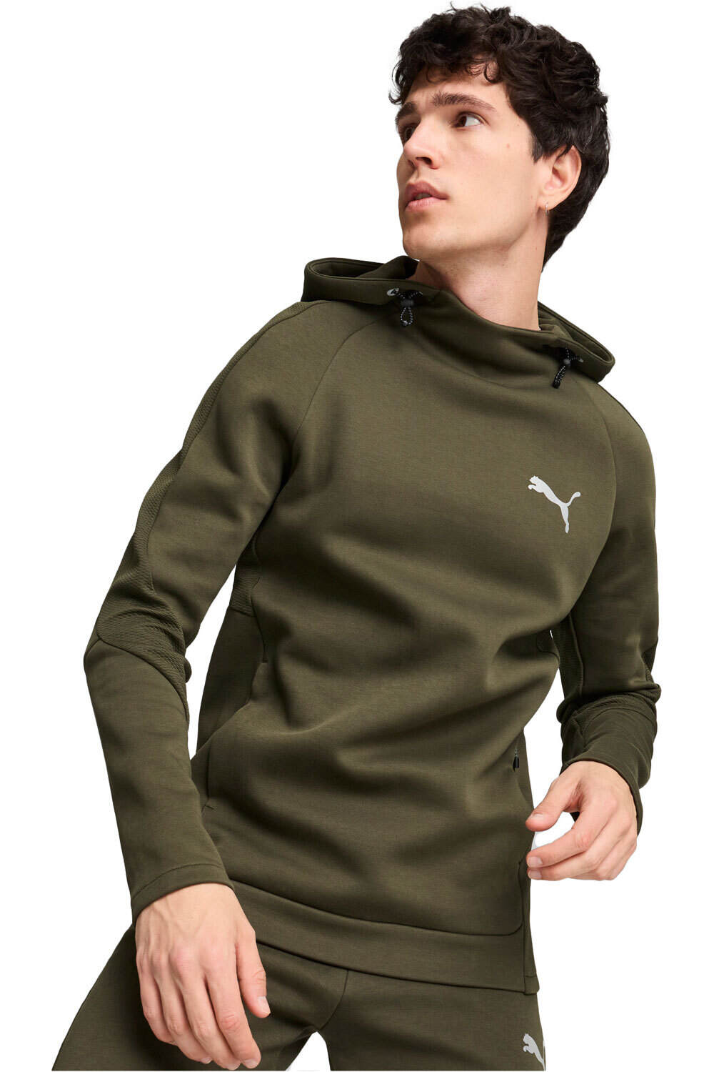 Puma sudadera hombre EVOSTRIPE Hoodie DK vista frontal