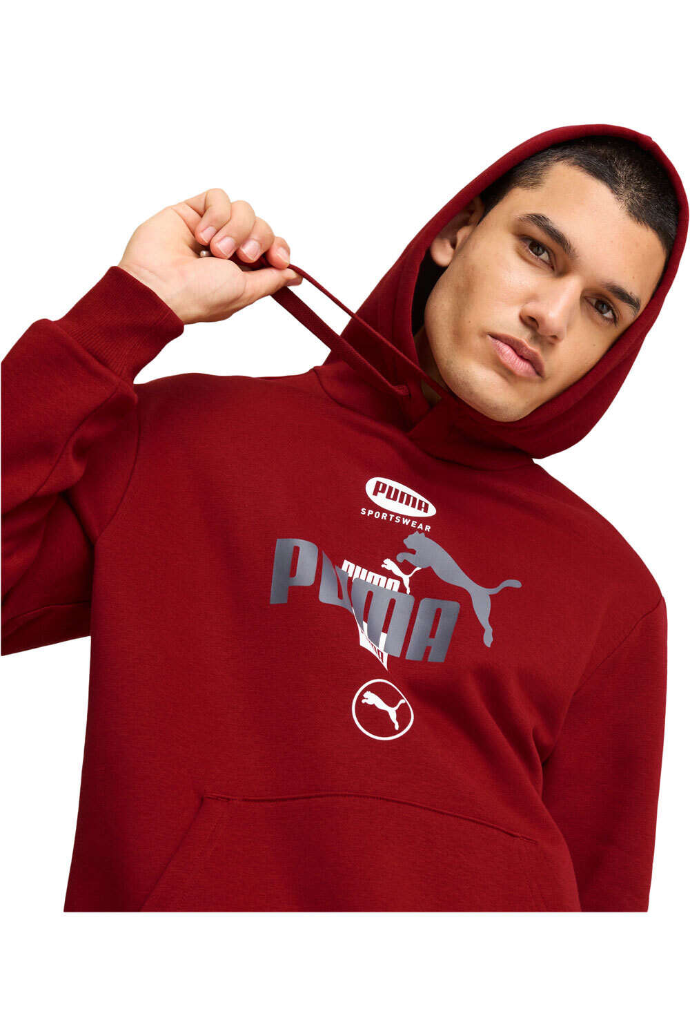 Puma sudadera hombre PUMA POWER Graphic H vista detalle