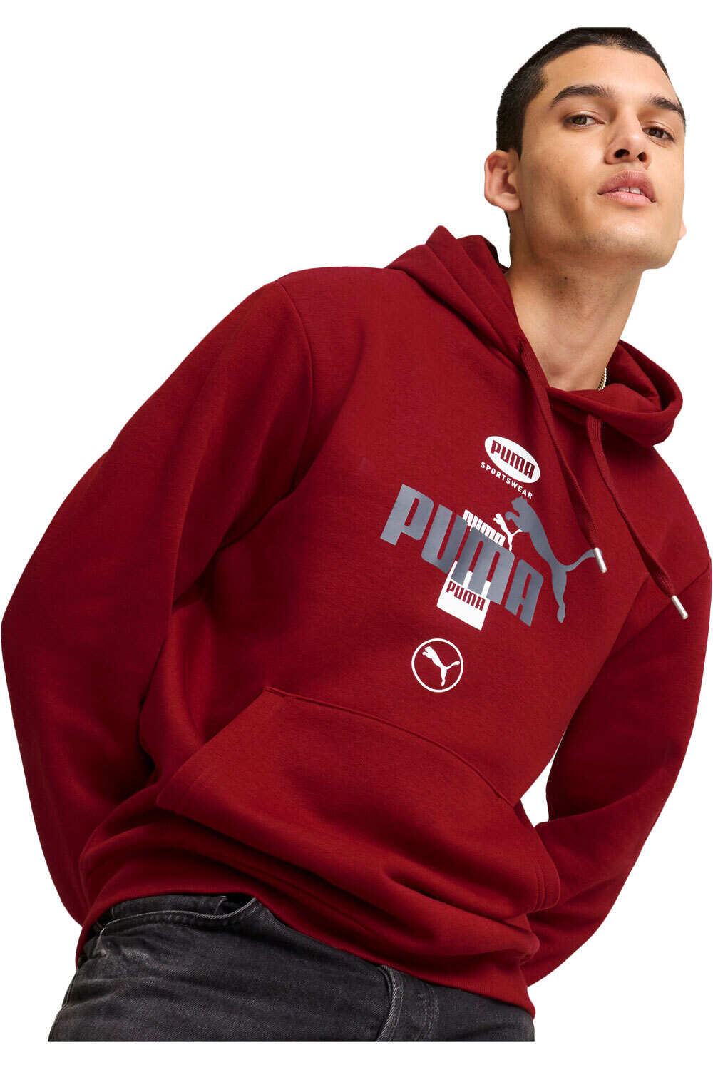 Puma sudadera hombre PUMA POWER Graphic H vista frontal