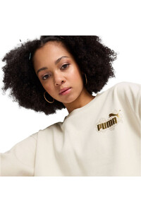 Puma sudadera mujer ESS+ CLASS ACT Crew vista detalle