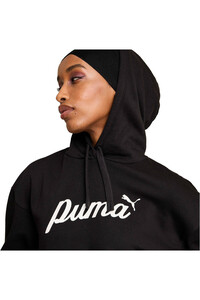 Puma sudadera mujer ESS+ Script Hoodie F vista detalle