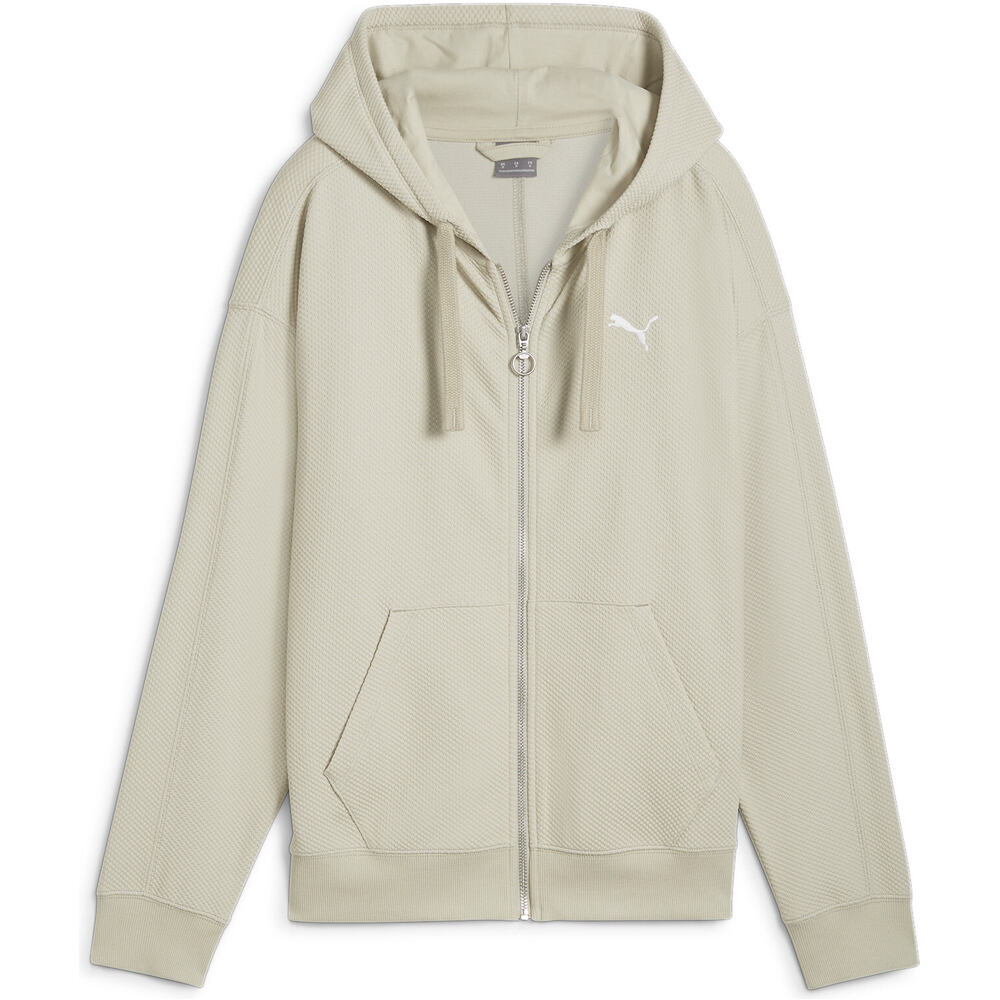 Puma sudadera mujer HER Full-Zip Hoodie vista frontal