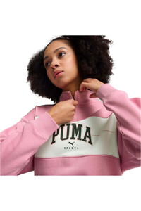 Puma sudadera mujer PUMA SQUAD Half-Zip vista detalle