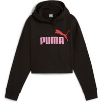 Puma sudadera niña ESS Logo Cropped Hoo vista detalle