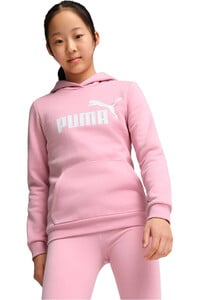 Puma sudadera niña ESS Logo Hoodie FL G vista frontal