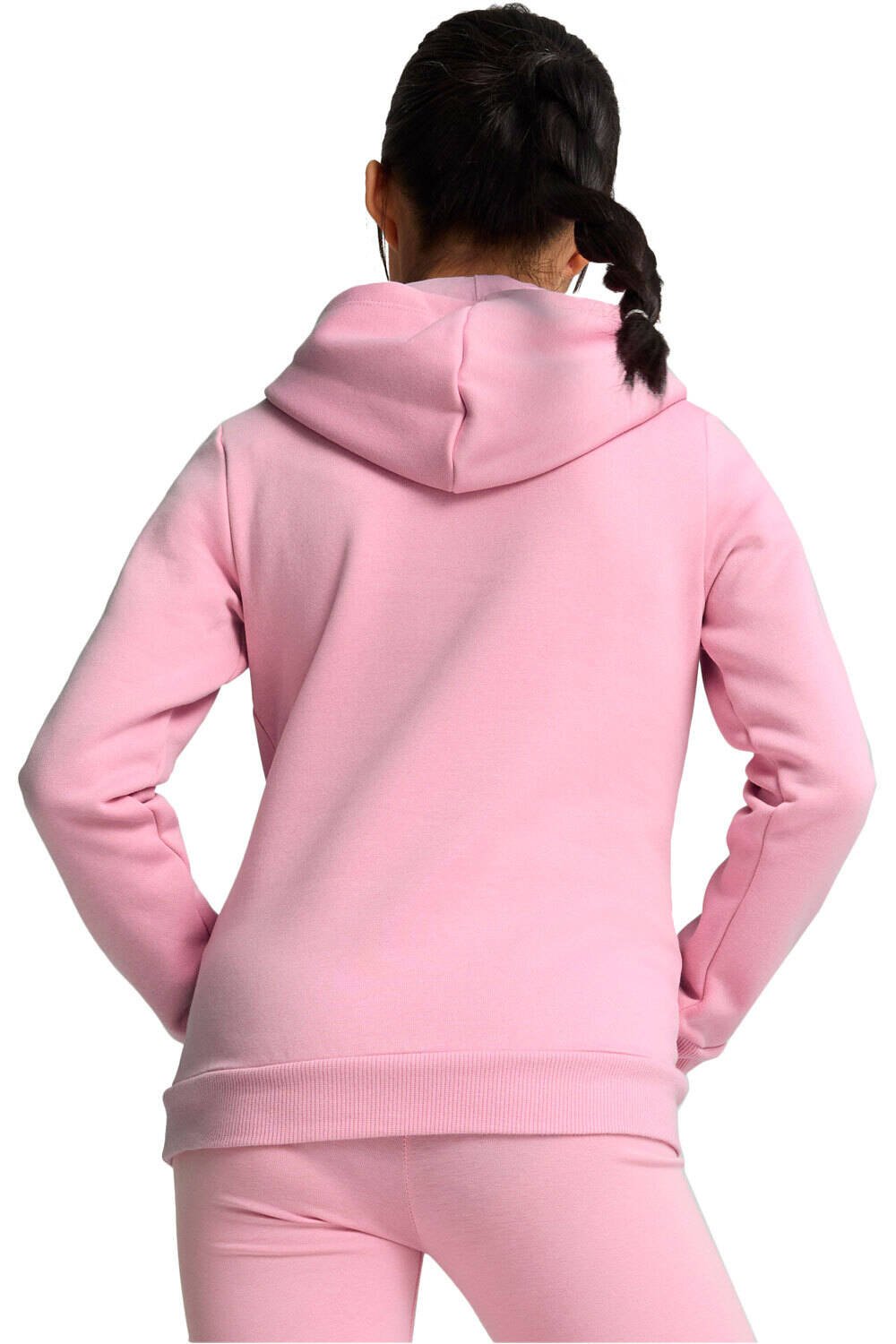 Puma sudadera niña ESS Logo Hoodie FL G vista trasera